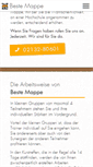 Mobile Screenshot of beste-mappe.de